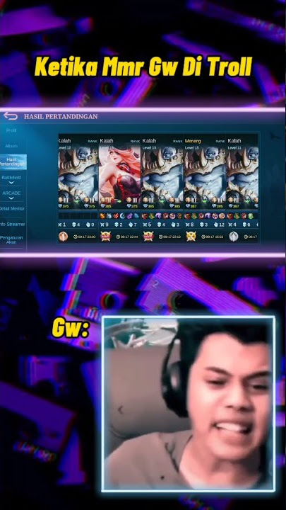 Mobile legends lose streak - lebih sakit turun mmr dari pada turun rank