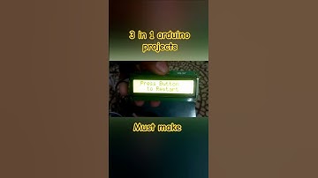 👉 “3 Cool Arduino Projects in 1 Video | Distance Meter, Motion Detector & Dodge Game”