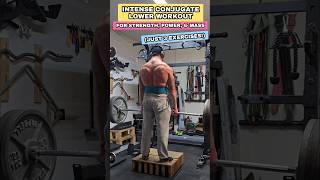 FREAK ATHLETE TRAINING 😤 Conjugate Method Strength, Power, & MASS Workout!