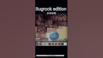 Only in Bugrock edition  😅🗿  #shorts #minecraft #viral