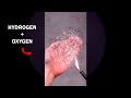 Making hydrogen and oxygen bubbles