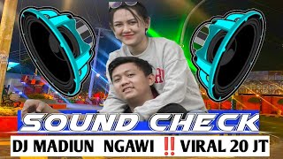 DJ MADIUN - NGAWI VIRAL ‼️TRAP KOPLO 60HZ💥#soundsystem 