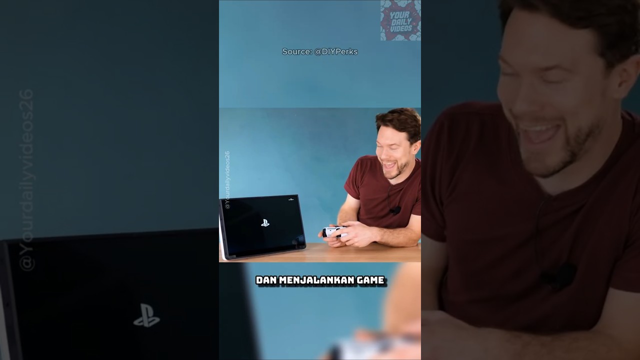 pria ini merubah ps5 menjadi tablet mini! #shorts #faktaunik