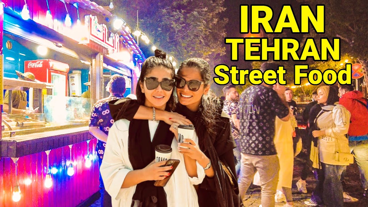 IRAN - Street Food In Tehran 2022 Night Walk 4k Vlog ایران