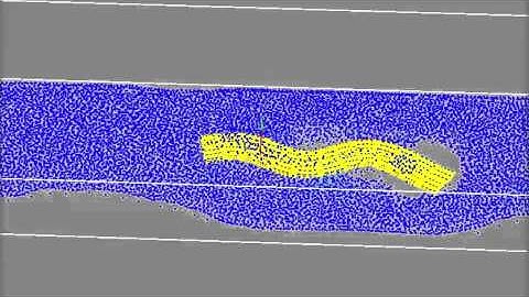 OpenWorm building blocks: "crawling" elastic matter