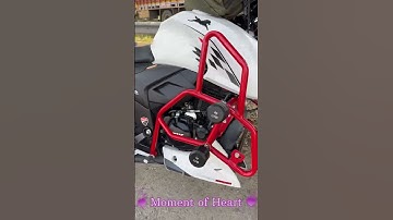 Apache 160 4v Crash guard #modified #accessories #crash #sticker #lluvia #apache1604vspecialedition