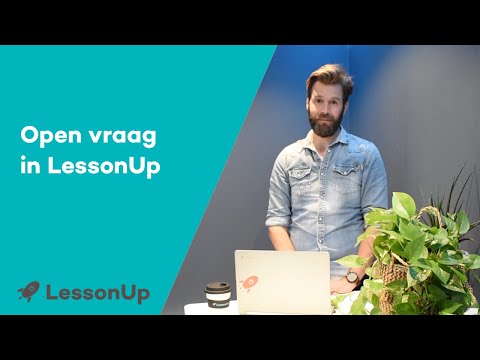 Open vraag in LessonUp