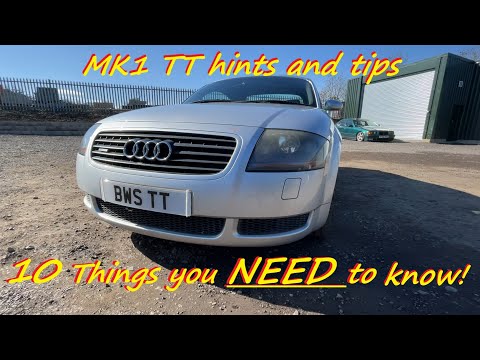 TT Specialist shares 10 things you NEED to know about your new Audi TT MK1