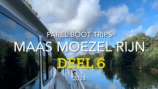 Parel Boot-Trips 2024 deel 6 Maas Moezel Rijn Route van Namen (B) naar Dinant (B)