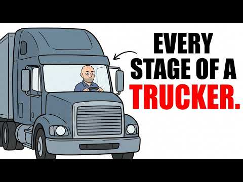 Your Life As Every Stage Of A Long-Haul Trucker