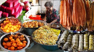 Amazing Kampot market, massive food supplies at Cambodia's sea provincial market food scenes