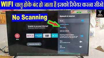led tv wifi not connected | smart tv wifi not working | wifi on then off problem