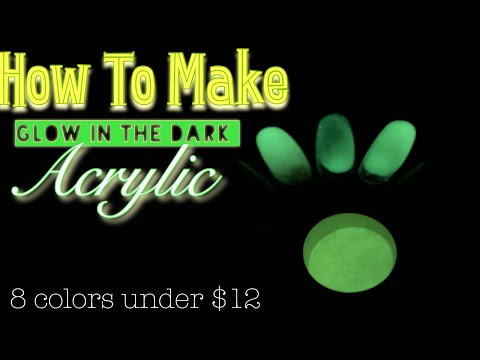 How To Make Glow In the Dark Acrylic