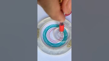 Easy spirograph art for beginners #shortvideo #art