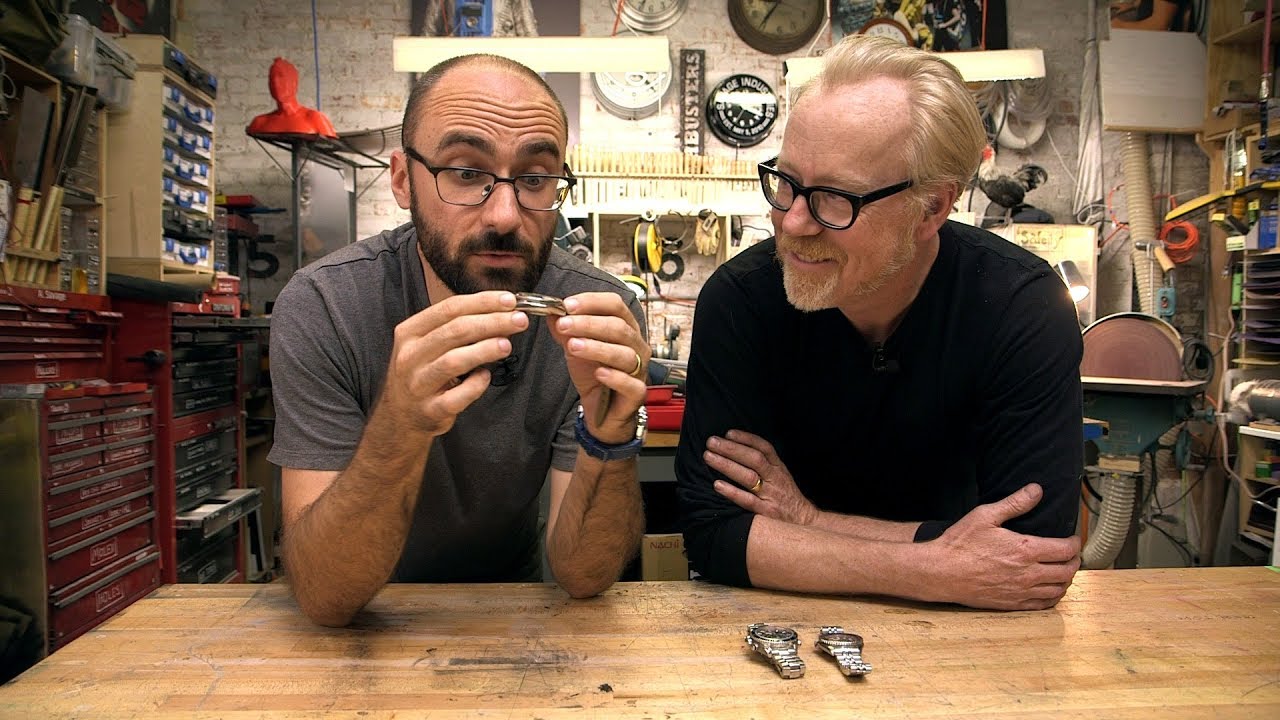 Adam Savage and Vsauce's Michael Stevens Geek Out Over Watches - YouTube