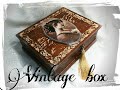 Prosta szkatułka vintage #decoupage #vintage #box #tutorial (www.zielonekoty.pl)