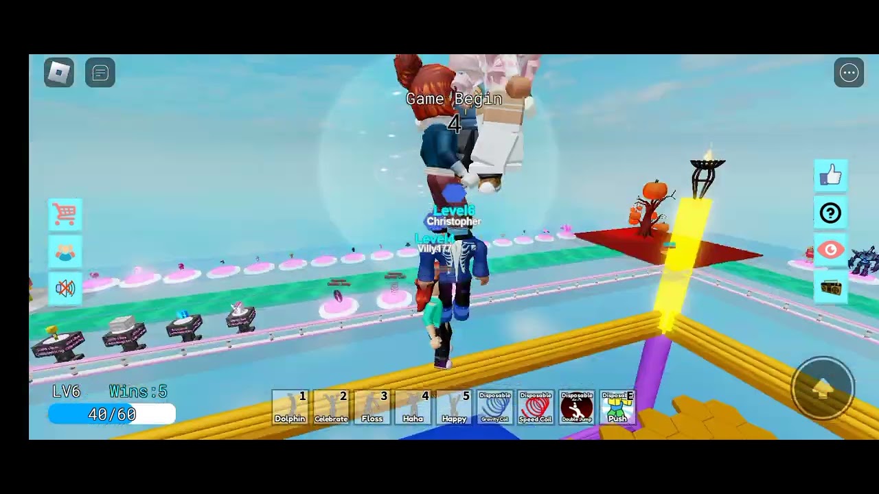 Falling Color Block in Roblox! - YouTube