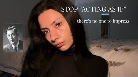 Stop Acting As If (There
