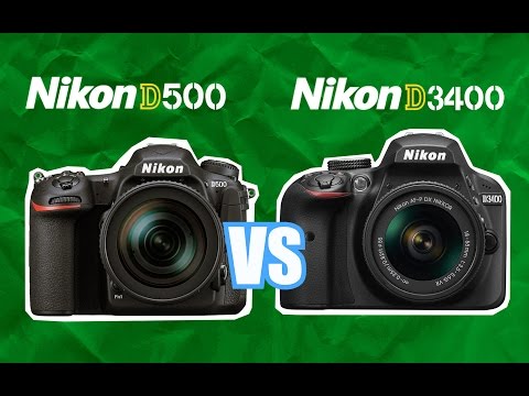 Nikon D3400 Vs Nikon D500 - Quick Specs Comparison