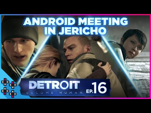 Our Heroes MEET as JERICHO IS ATTACKED! - Detroit: Become Human #16 - UpUpDownDown Plays