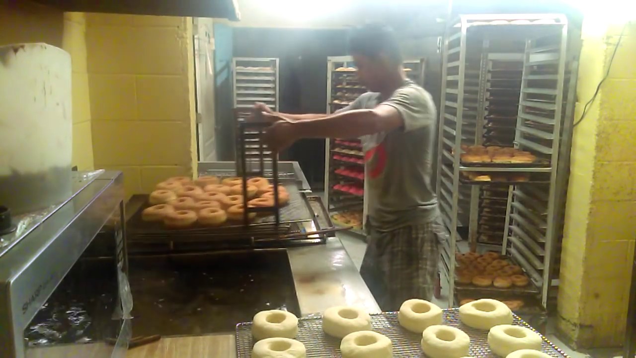 Freidora industrial en acción... Donas parte 2