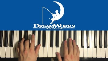 How To Play - DreamWorks Intro (PIANO TUTORIAL LESSON)