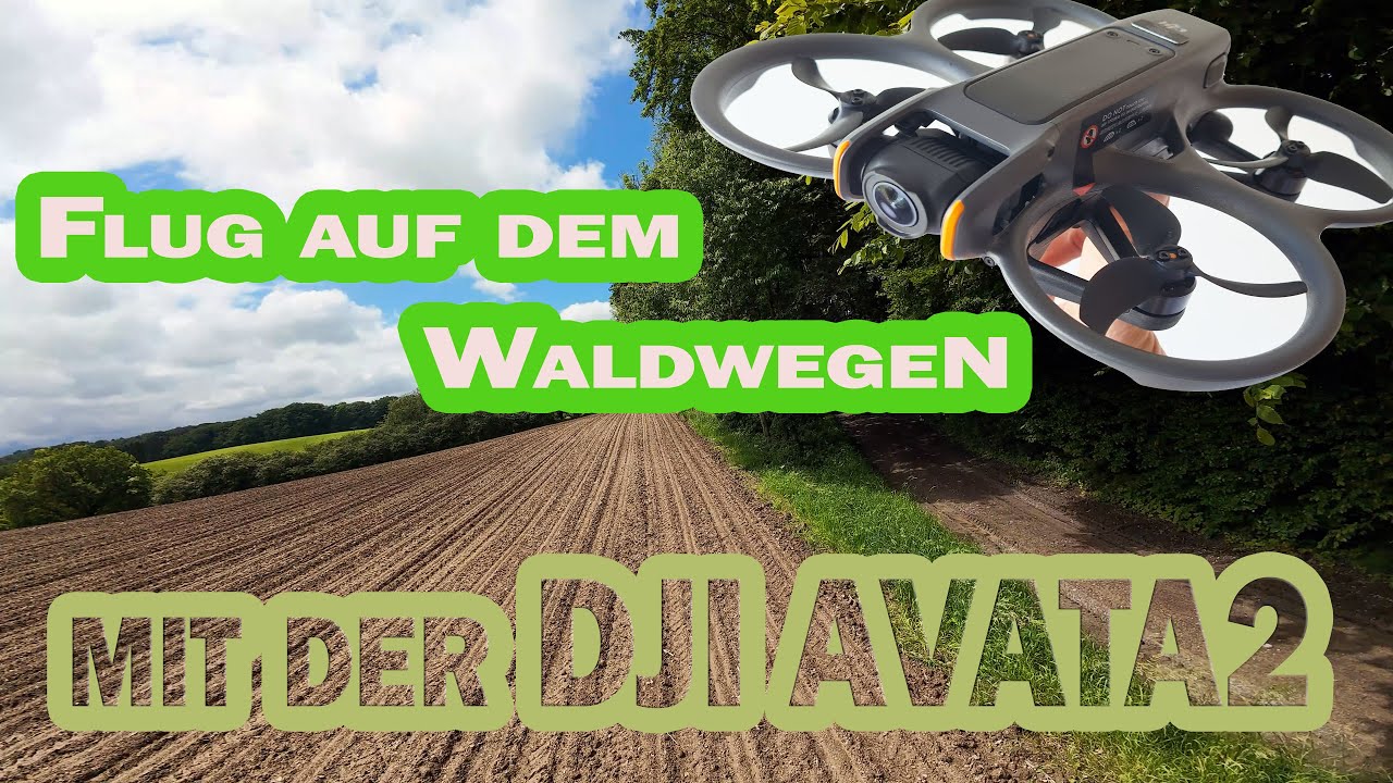 Fliegen über Waldwegen mit der DJI Avata 2 - Bleib schön auf den Waldwegen!