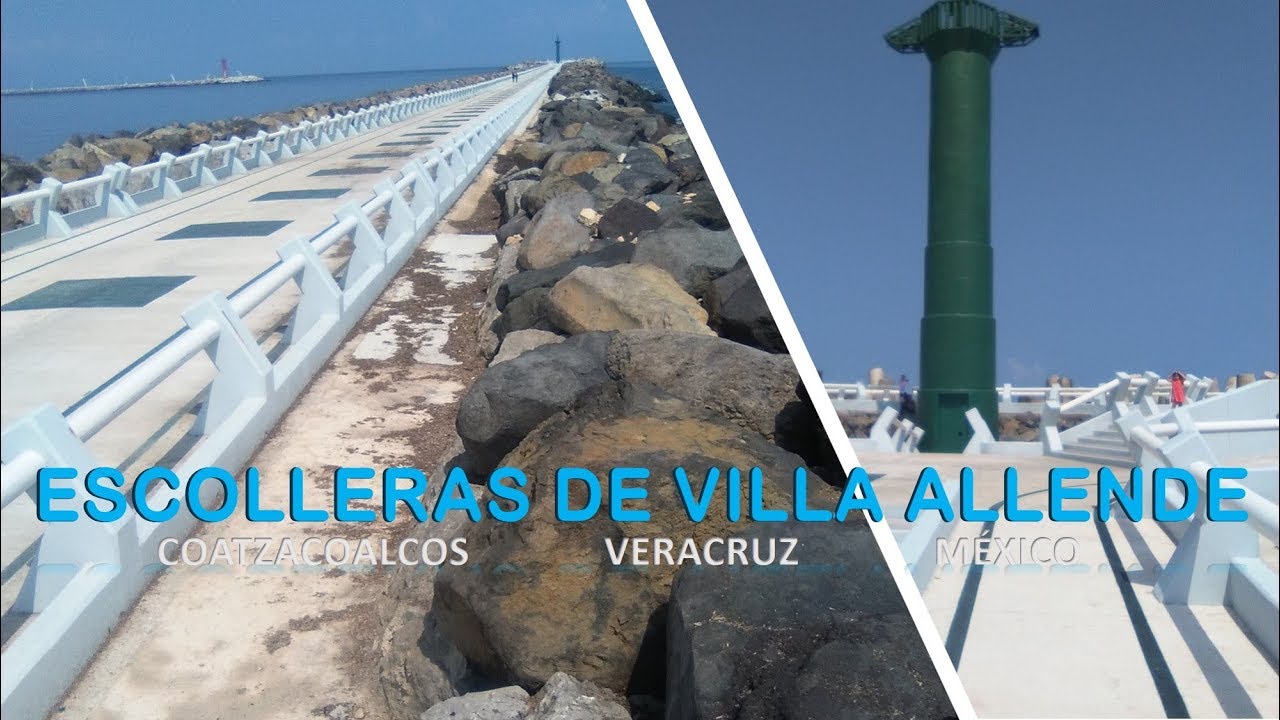 EXPLORA LAS ESCOLLERAS DE VILLA ALLENDE COATZACOALCOS VERACRUZ
