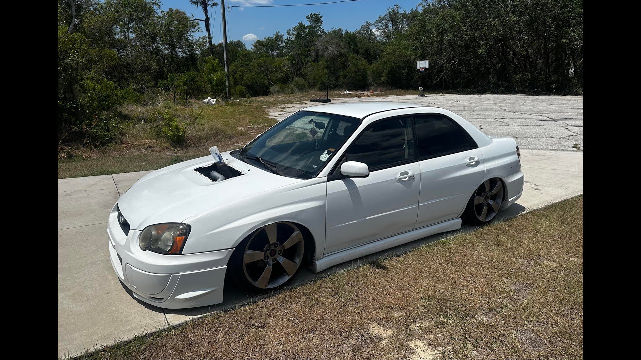 Static RWD swapped Subaru WRX raw pov (catching air at the end) - YouTube