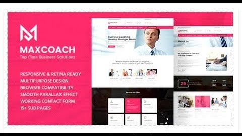 Maxcoach - Business Consulting and Professional Services HTML  | Themeforest Download