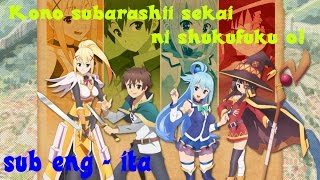 Kono Subarashii Sekai ni Shukufuku wo! ending sub eng/ita complete/completo