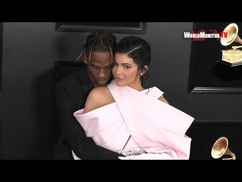 Kylie Jenner And Travis Scott Kissing At 2019 Grammy Awards Red