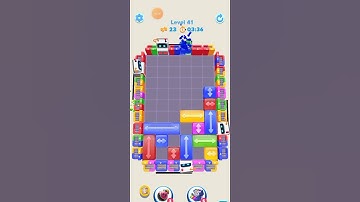 Color Blocks 3D Slide Puzzle - Level 41