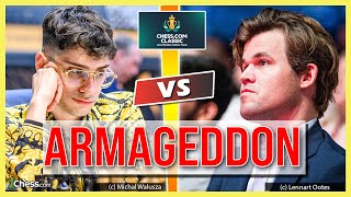 Armageddon zwischen Carlsen und Firouzja