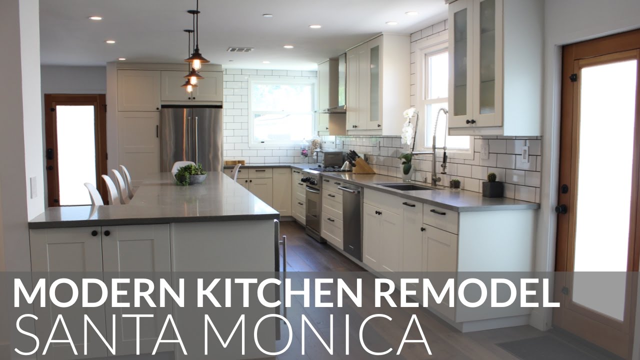 Modern Kitchen Remodel | Santa Monica CA - YouTube
