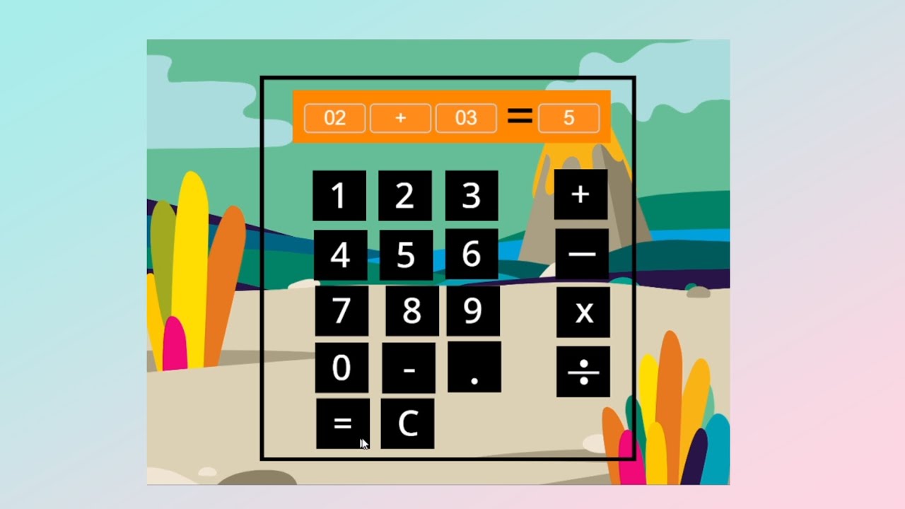 เขียน โปรแกรม เครื่อง คิด เลข  New Update  Calculator by Scratch - การสร้างโปรแกรมเครื่องคิดเลขด้วย scratch