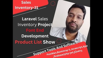 31.Laravel Sales Inventory Project: How To Listing Product Using Javascript and Ajax Part: 31