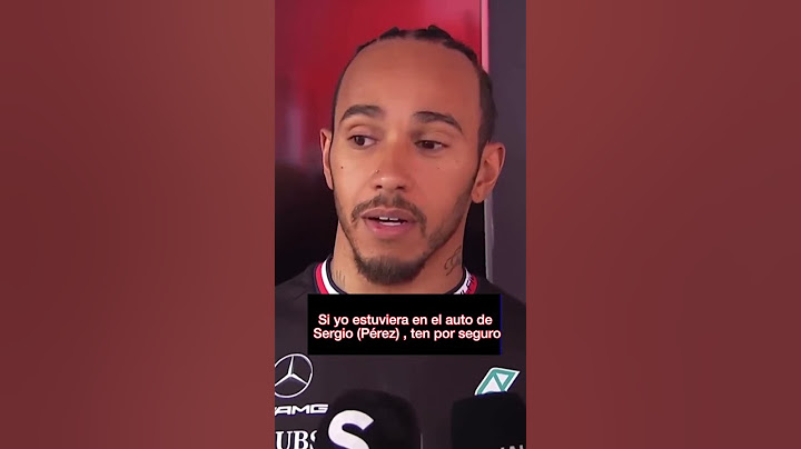 Hamilton le tira a Checo Pérez por Verstappen #shorts | ESPN Deportes