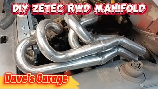 Ford Escort MK1 Restoration Project, DIY Exhaust Manifold, Zetec RWD, ST170 RWD