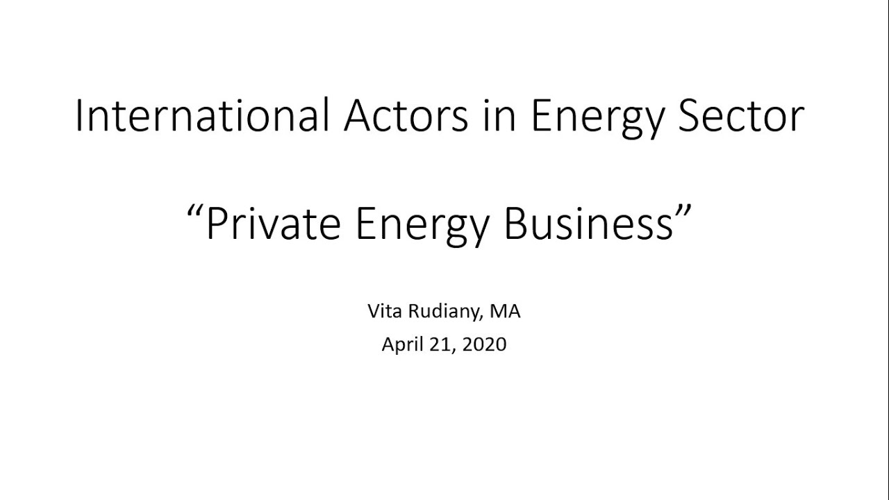 W14 Private Energy Business