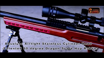 SLONG WSR-100 AIRSOFT VSR10 Sniper rifle BB Wood Stock NEW