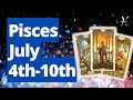 PISCES - SHOOT YOUR SHOT! Massive Rewards Incoming! July 4th - 10th Tarot Reading