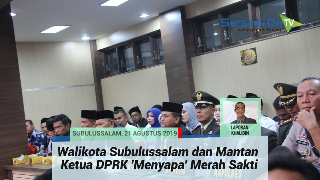 Walikota Subulussalam Panggil Merah Sakti Senior, Mantan Ketua DPRK Sebut Bapak Pembangunan