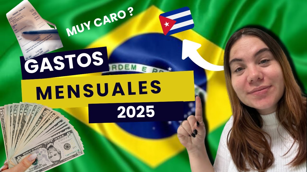 ¿CUÁNTO GASTO MENSUAL VIVIENDO EN BRASIL EN 2025? | Vida Real de una Familia Cubana