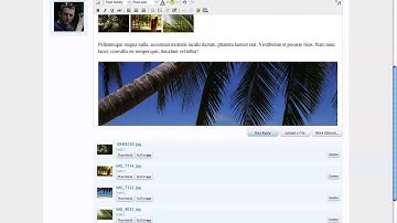 Inserting Pictures into Messages Using XenForo HD