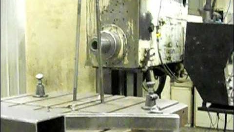 GIDDINGS & LEWIS G-50T CNC TABLE TYPE HORIZONTAL BORING MILL