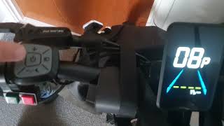 Samebike xd26 how to change speed limit and turn throttle on 