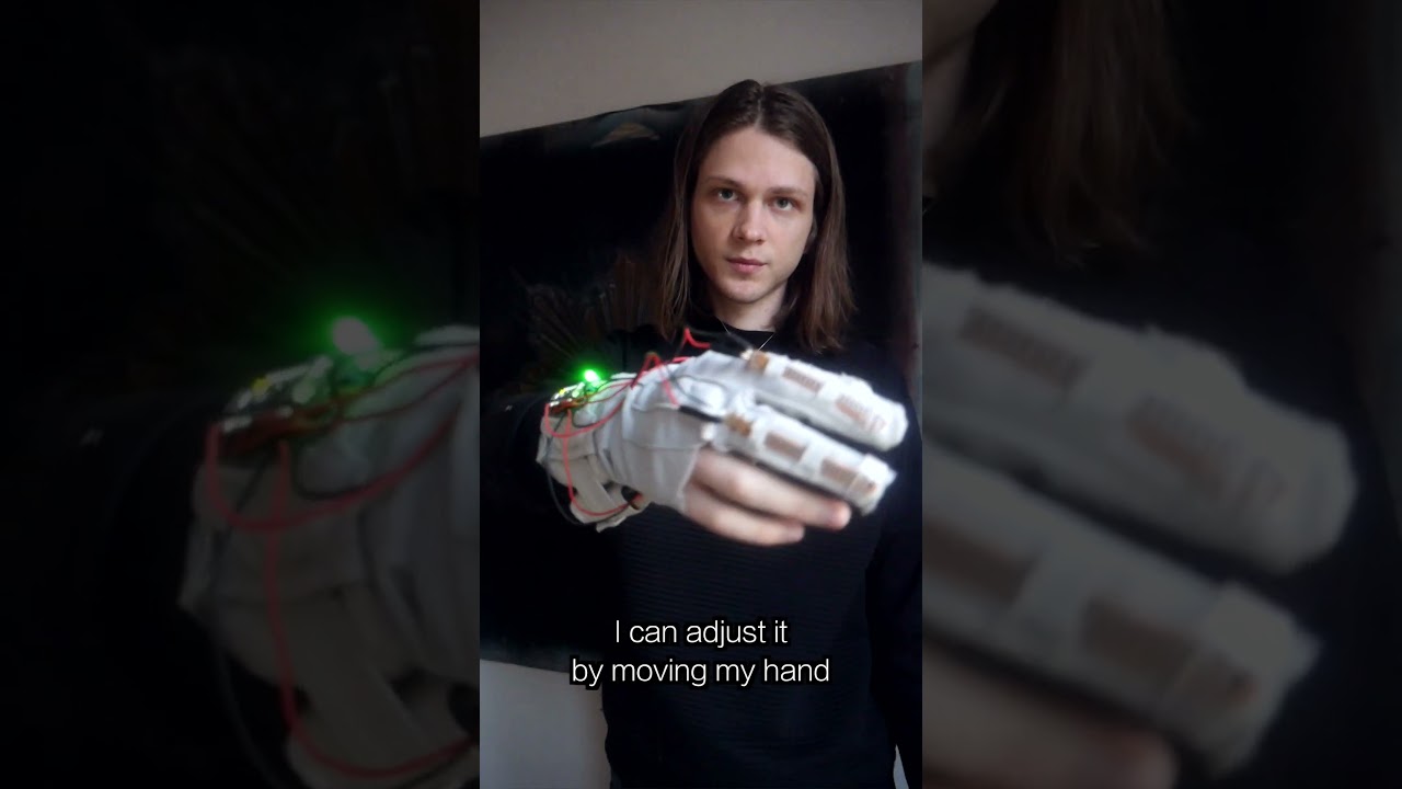 my electronic music glove