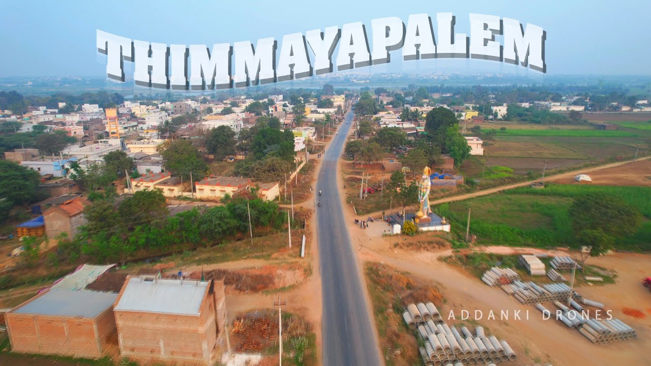 THIMMAYAPALEM VILLAGE  DRONE VIEW 4K