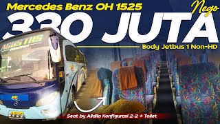 DIJUAL CEPAT : Mercy OH 1525 Jetbus 1 Single Glass, Seat 2-2 Toilet | Harga 330 Juta Nego
